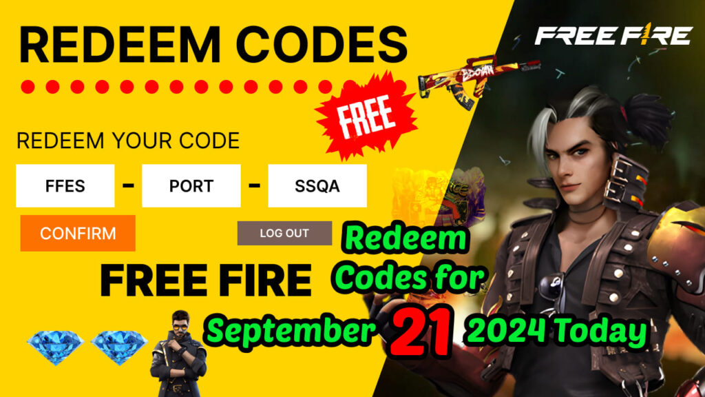 Free Fire Redeem Codes for September 21 2024 Today