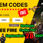 Free Fire Redeem Codes for September 28 2024 Today