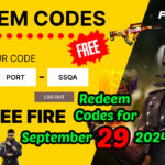 Free Fire Redeem Codes for September 29 2024 Today